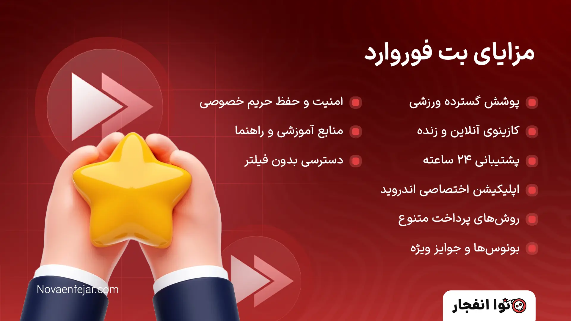 مزایای بت فوروارد