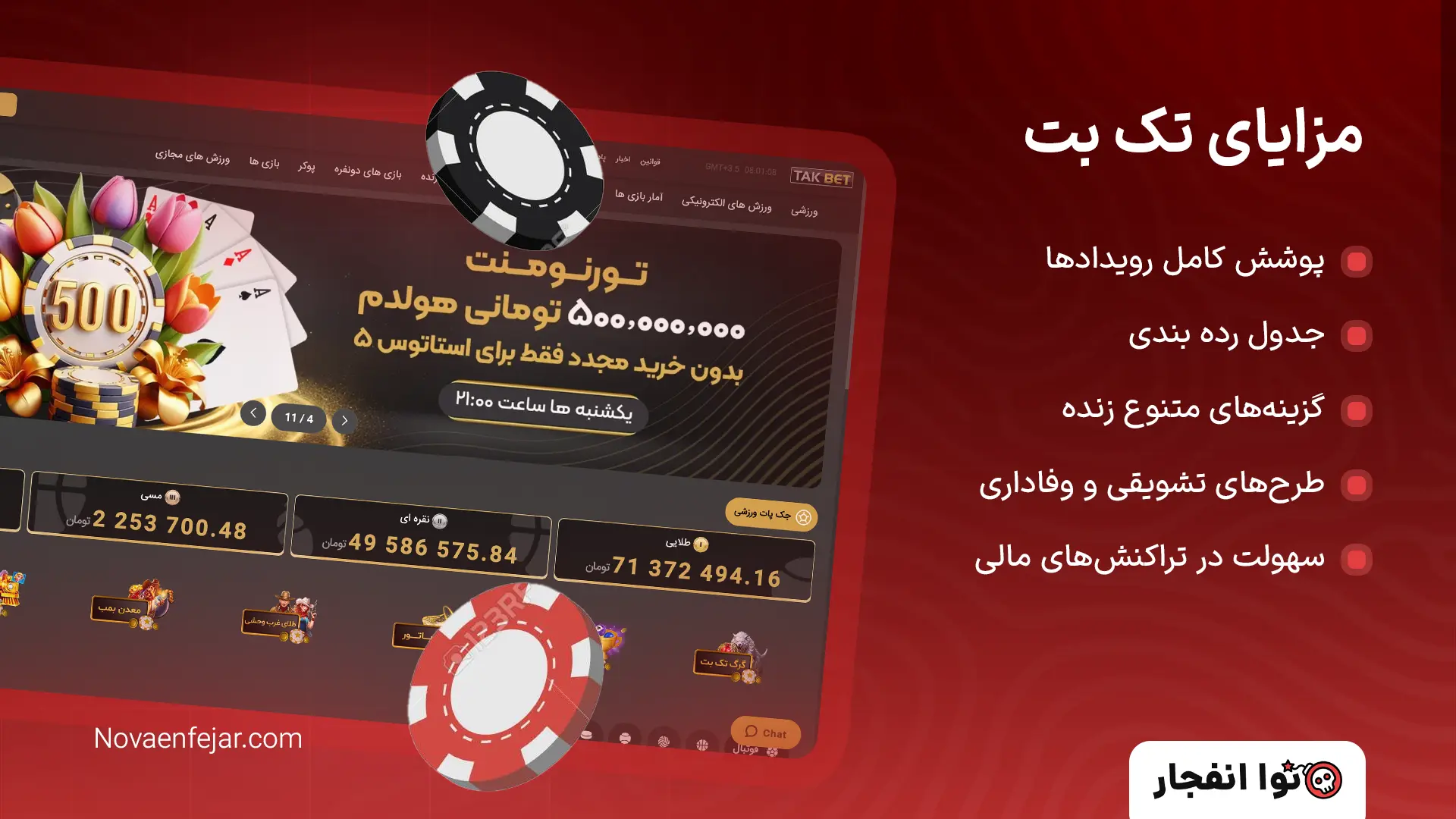 مزایای تک بت