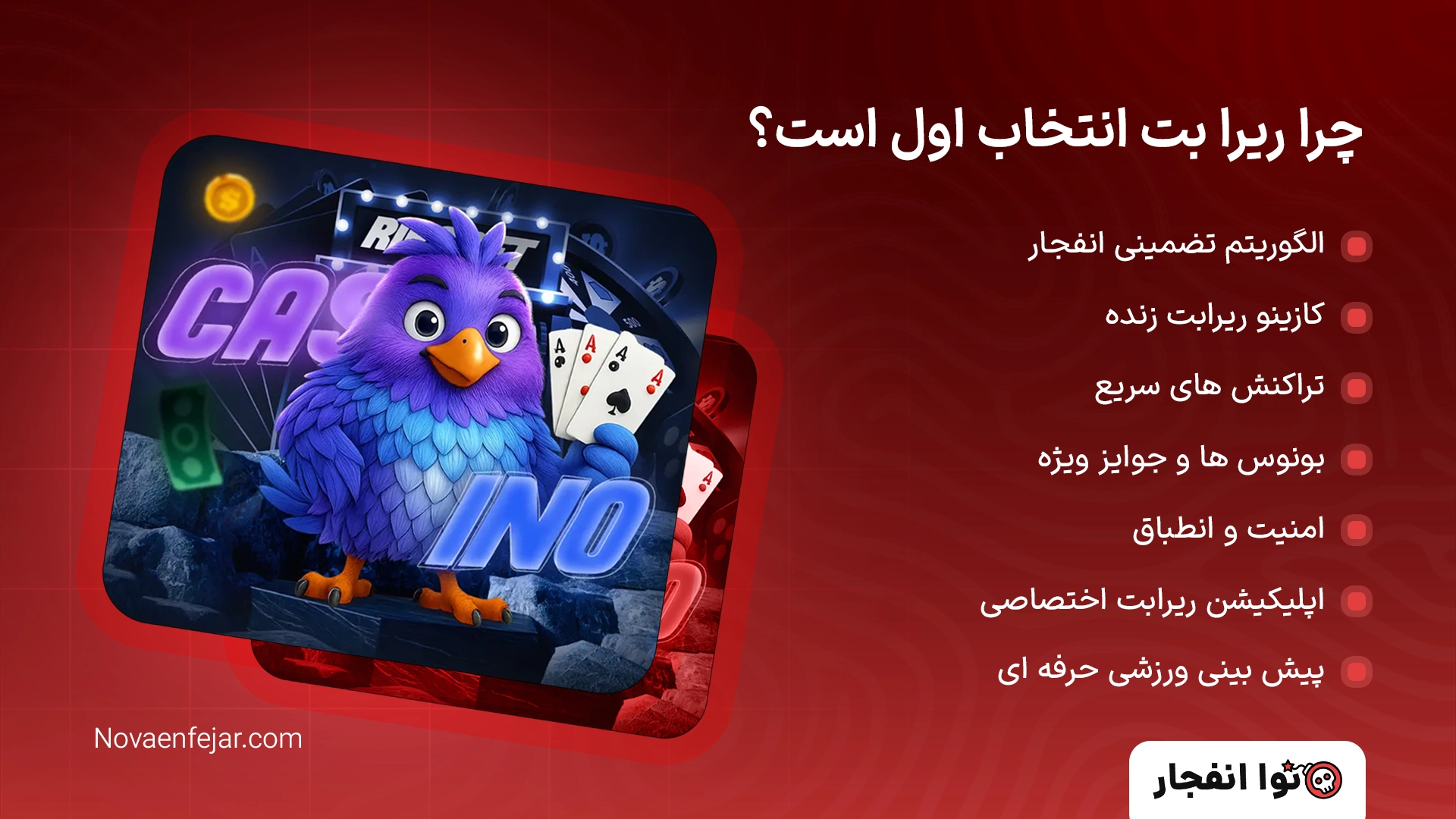 ویژگی‌های ریرا بت